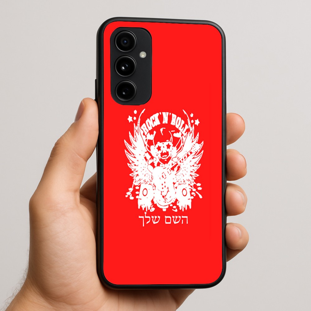כיסוי בעיצוב אישי עם השם שלך לדגם - Nothing Phone (3a) Pro בעיצוב רוקנרול