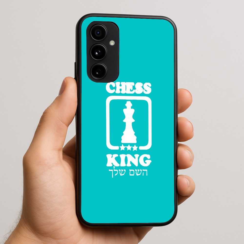 כיסוי בעיצוב אישי עם השם שלך לדגם - Nothing Phone (3a) Pro בעיצוב שחמט