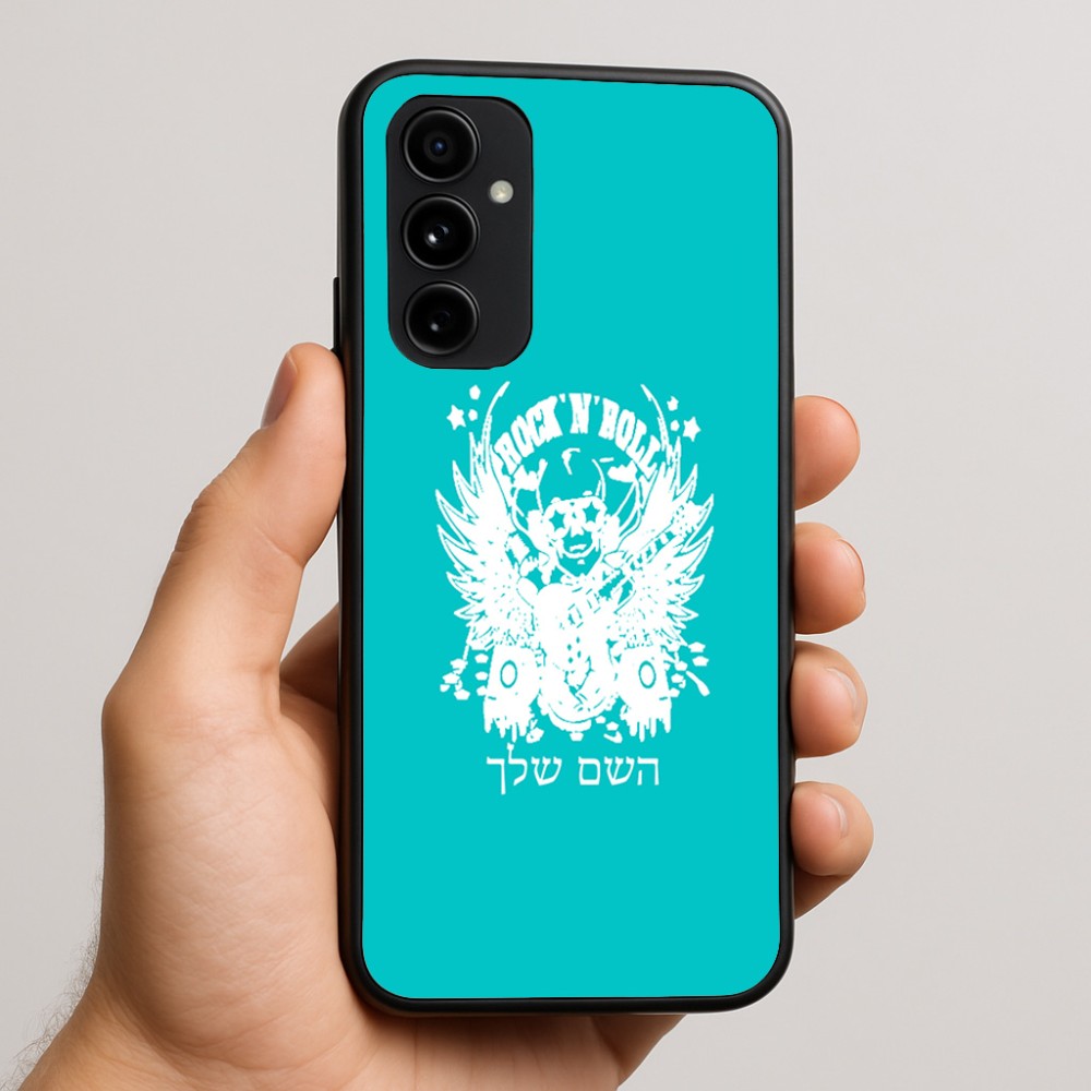 כיסוי בעיצוב אישי עם השם שלך לדגם - Nothing Phone (3a) Pro בעיצוב רוקנרול