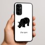 כיסוי בעיצוב אישי עם השם שלך לדגם - Nothing Phone (3a) Pro בעיצוב קרנף