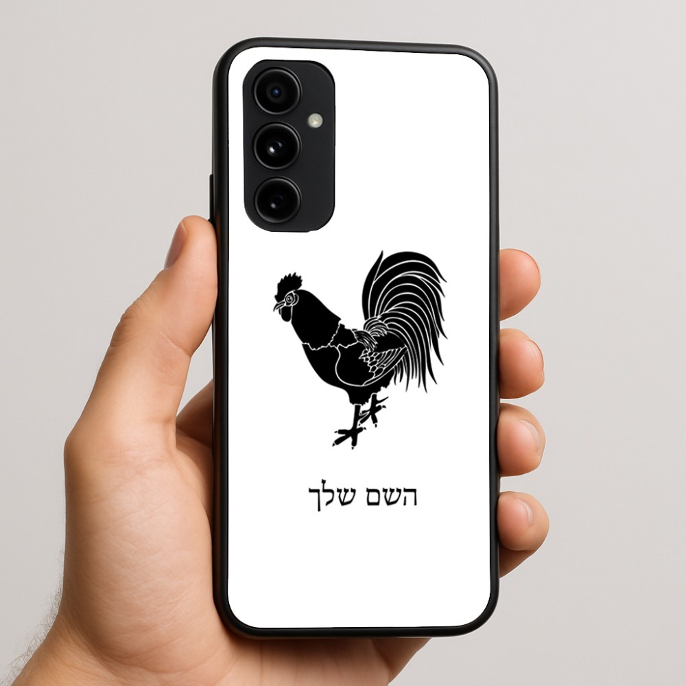 כיסוי בעיצוב אישי עם השם שלך לדגם - Nothing Phone (3a) Pro בעיצוב תרנגול