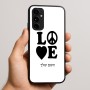 כיסוי בעיצוב אישי עם השם שלך לדגם - Nothing Phone (3a) Pro בעיצוב אהבה