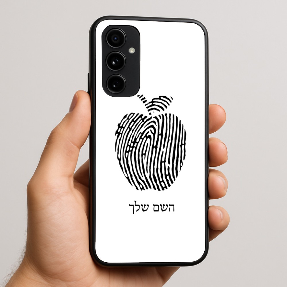 כיסוי בעיצוב אישי עם השם שלך לדגם - Nothing Phone (3a) Pro בעיצוב הדפס תפוח