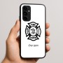 כיסוי בעיצוב אישי עם השם שלך לדגם - Nothing Phone (3a) Pro בעיצוב כבאי - תגית