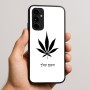 כיסוי בעיצוב אישי עם השם שלך לדגם - Nothing Phone (3a) Pro בעיצוב עלה מריחואנה - גראס