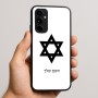 כיסוי בעיצוב אישי עם השם שלך לדגם - Nothing Phone (3a) Pro בעיצוב מגן דוד - מגן דוד - ישראל