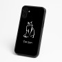 כיסוי בעיצוב אישי עם השם שלך לדגם - Nothing Phone (3a) בעיצוב חתול