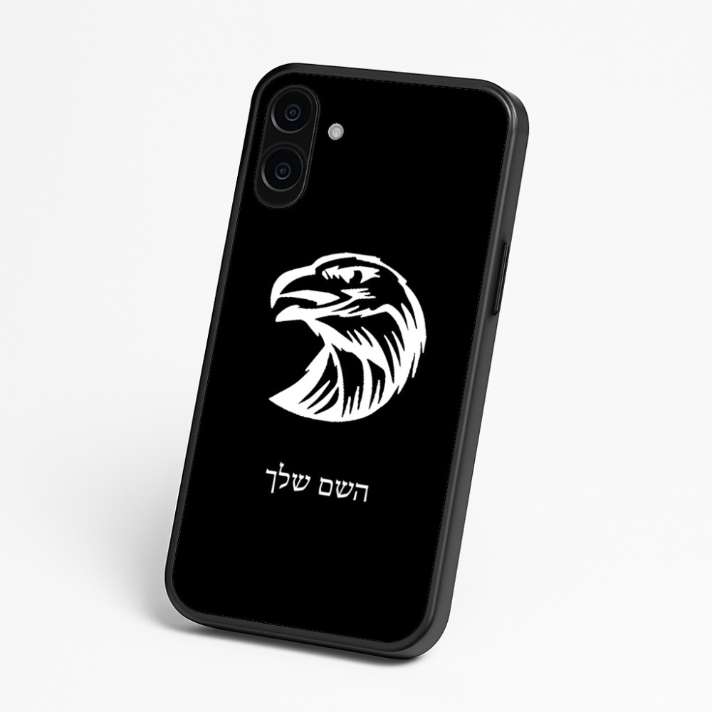 כיסוי בעיצוב אישי עם השם שלך לדגם - Nothing Phone (3a) בעיצוב ראש נשר