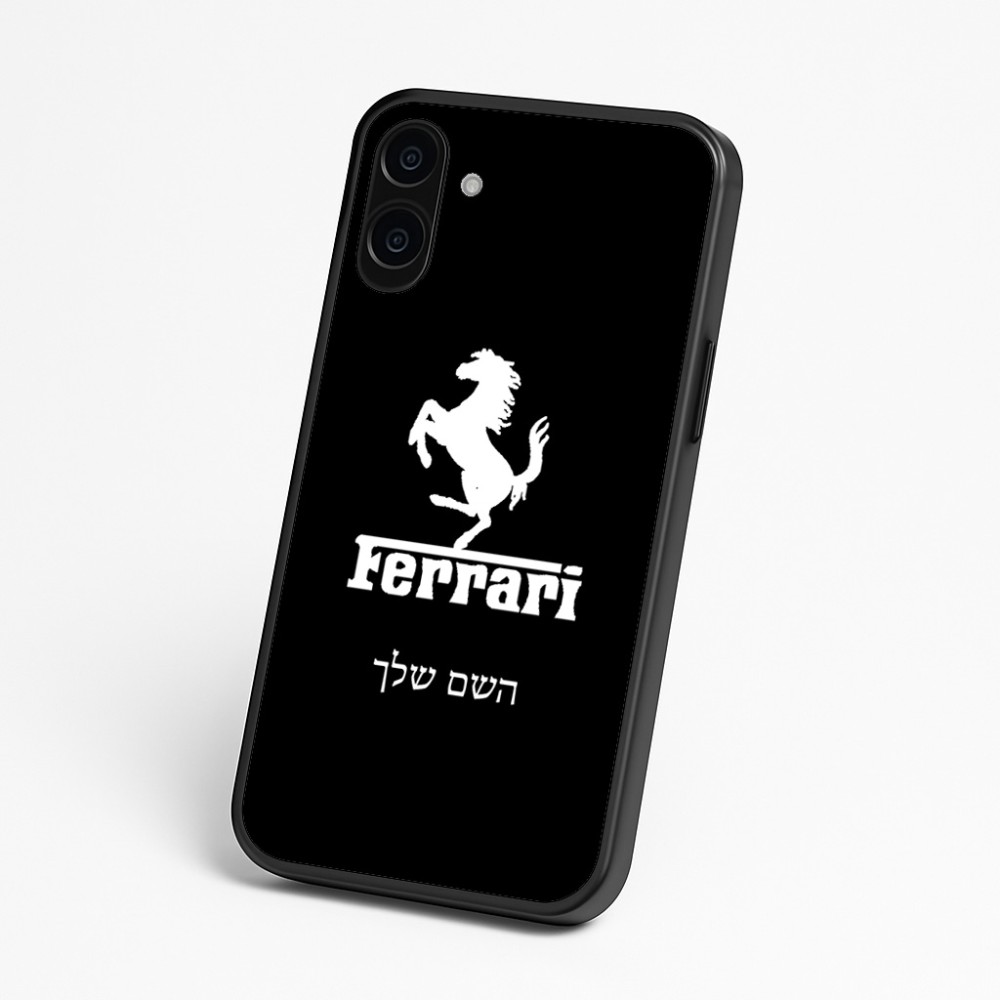 כיסוי בעיצוב אישי עם השם שלך לדגם - Nothing Phone (3a) בעיצוב פרארי