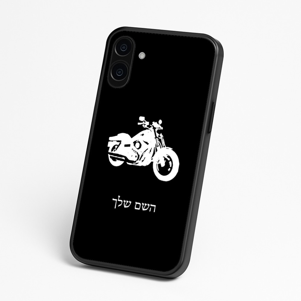 כיסוי בעיצוב אישי עם השם שלך לדגם - Nothing Phone (3a) בעיצוב הארלי-דיווידסון
