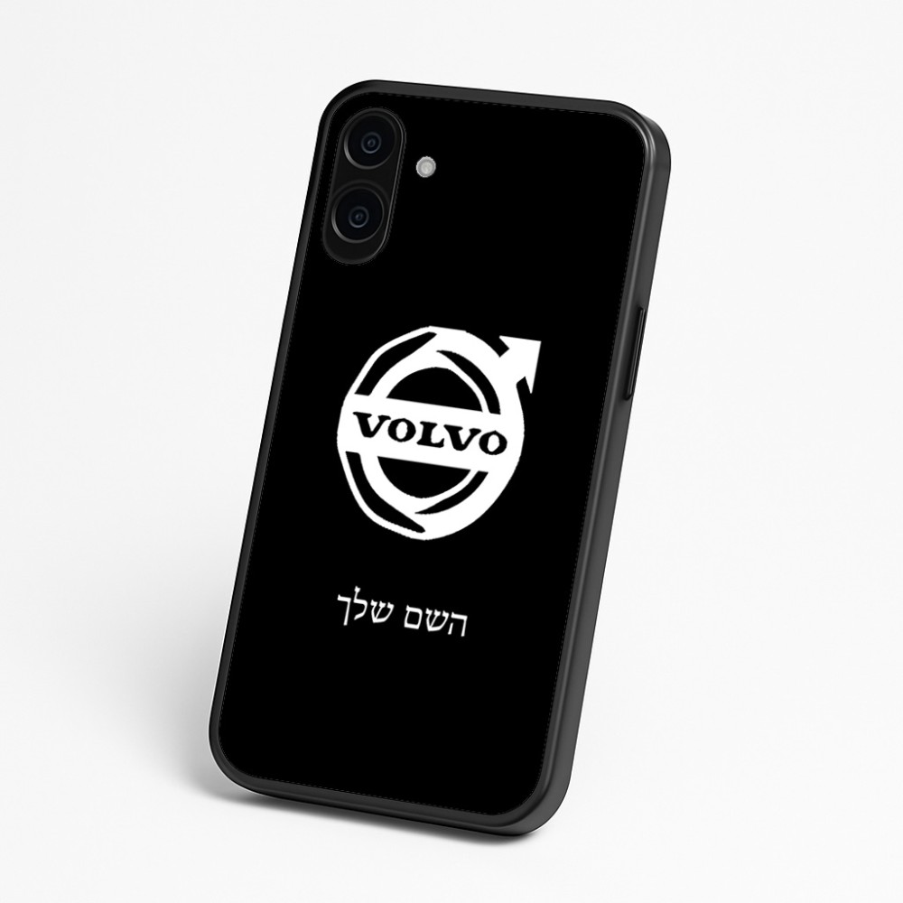 כיסוי בעיצוב אישי עם השם שלך לדגם - Nothing Phone (3a) בעיצוב וולוו