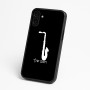 כיסוי בעיצוב אישי עם השם שלך לדגם - Nothing Phone (3a) בעיצוב סקסופון