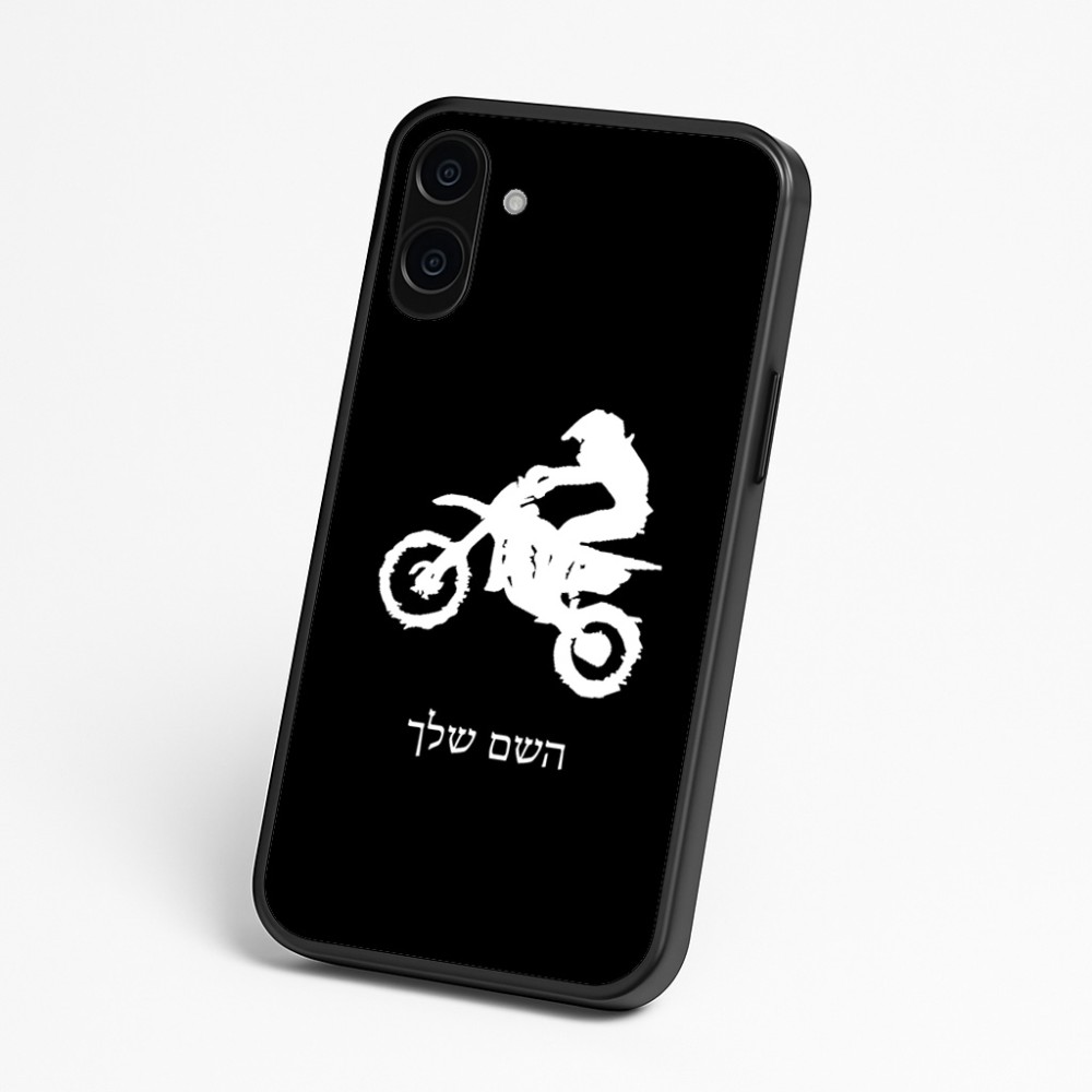 כיסוי בעיצוב אישי עם השם שלך לדגם - Nothing Phone (3a) בעיצוב מוטוקרוס