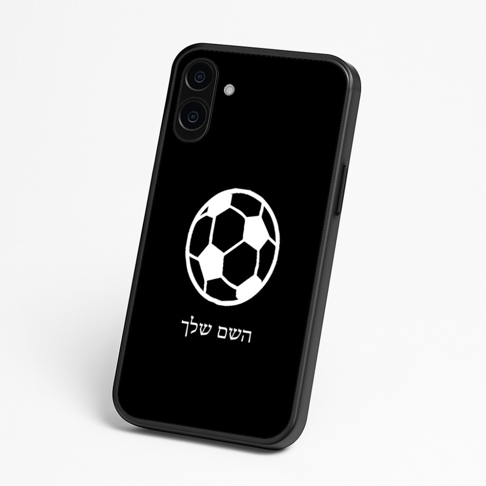 כיסוי בעיצוב אישי עם השם שלך לדגם - Nothing Phone (3a) בעיצוב כדורגל כדור כדורגל