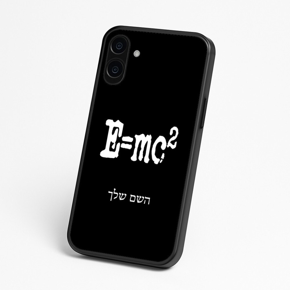 כיסוי בעיצוב אישי עם השם שלך לדגם - Nothing Phone (3a) בעיצוב נוסחת אלברט איינשטיין