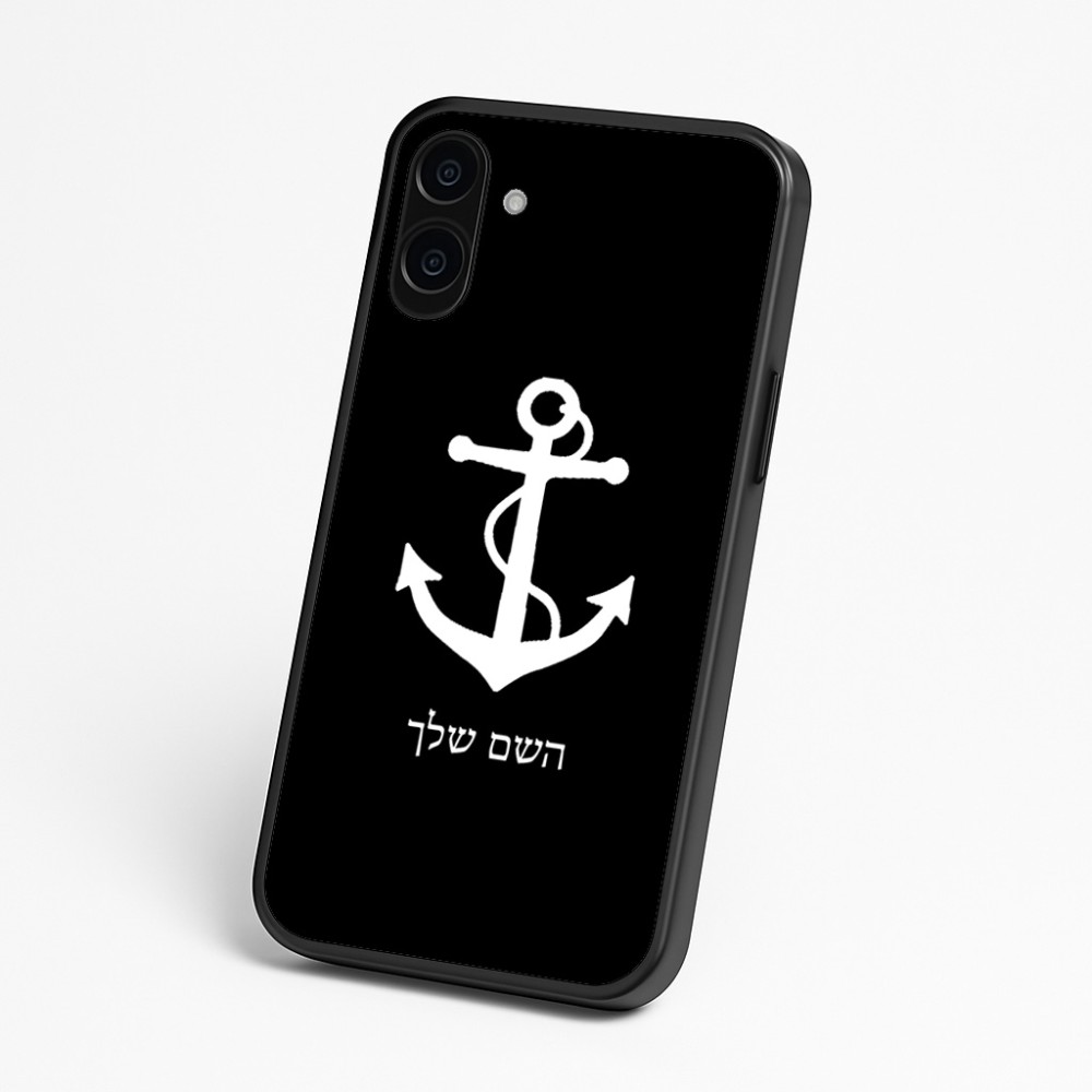 כיסוי בעיצוב אישי עם השם שלך לדגם - Nothing Phone (3a) בעיצוב לעגן