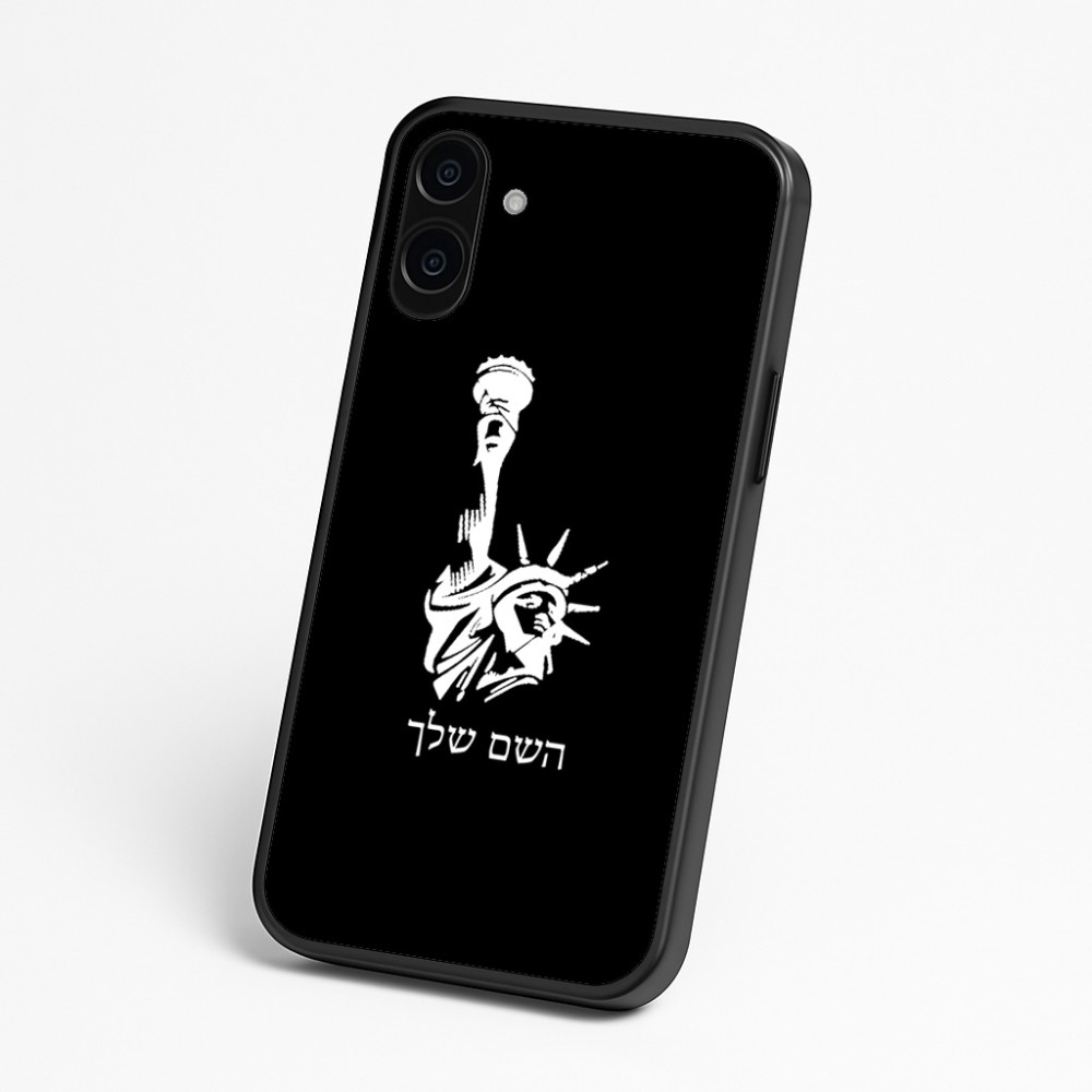 כיסוי בעיצוב אישי עם השם שלך לדגם - Nothing Phone (3a) בעיצוב פסל החירות