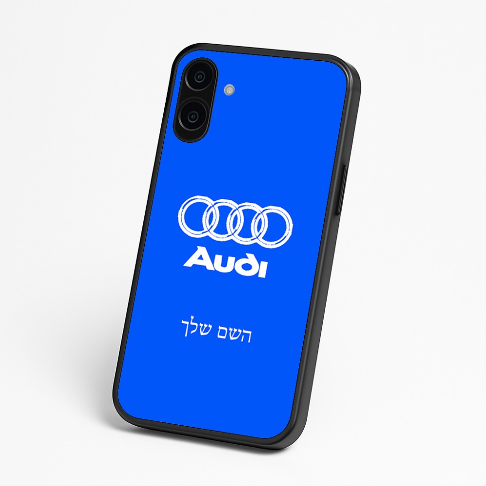 כיסוי בעיצוב אישי עם השם שלך לדגם - Nothing Phone (3a) בעיצוב אאודי