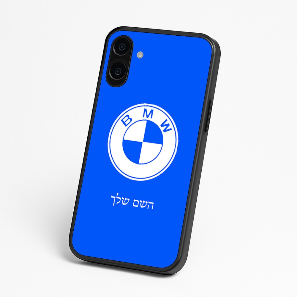 כיסוי בעיצוב אישי עם השם שלך לדגם - Nothing Phone (3a) בעיצוב ב.מ.וו