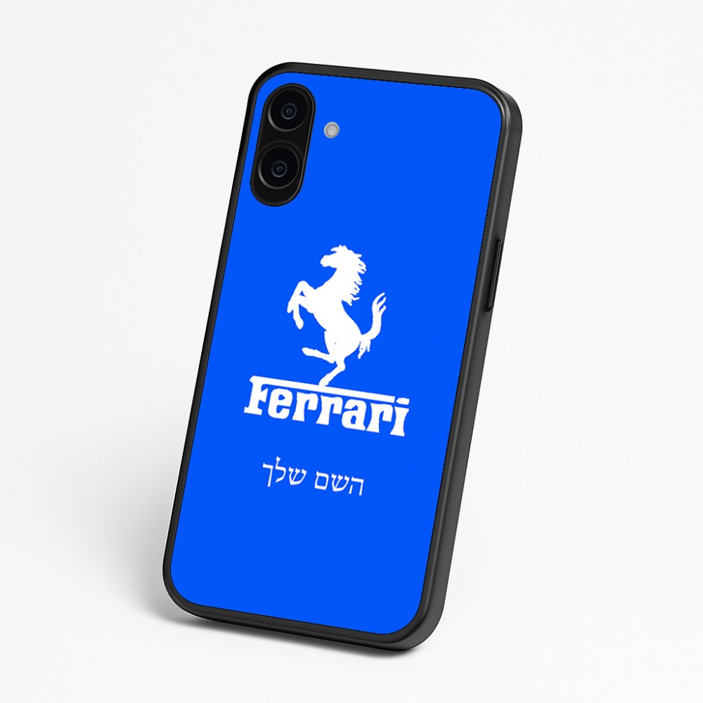 כיסוי בעיצוב אישי עם השם שלך לדגם - Nothing Phone (3a) בעיצוב פרארי