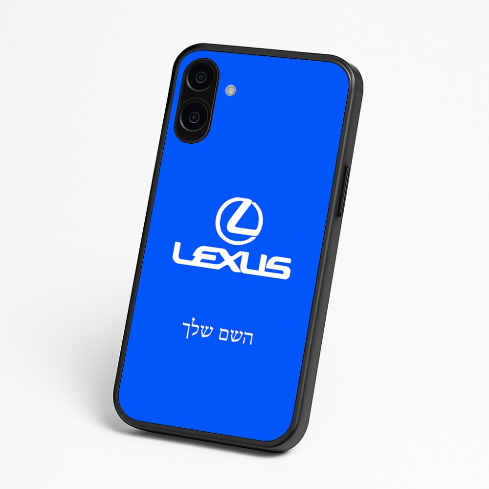 כיסוי בעיצוב אישי עם השם שלך לדגם - Nothing Phone (3a) בעיצוב לקסוס