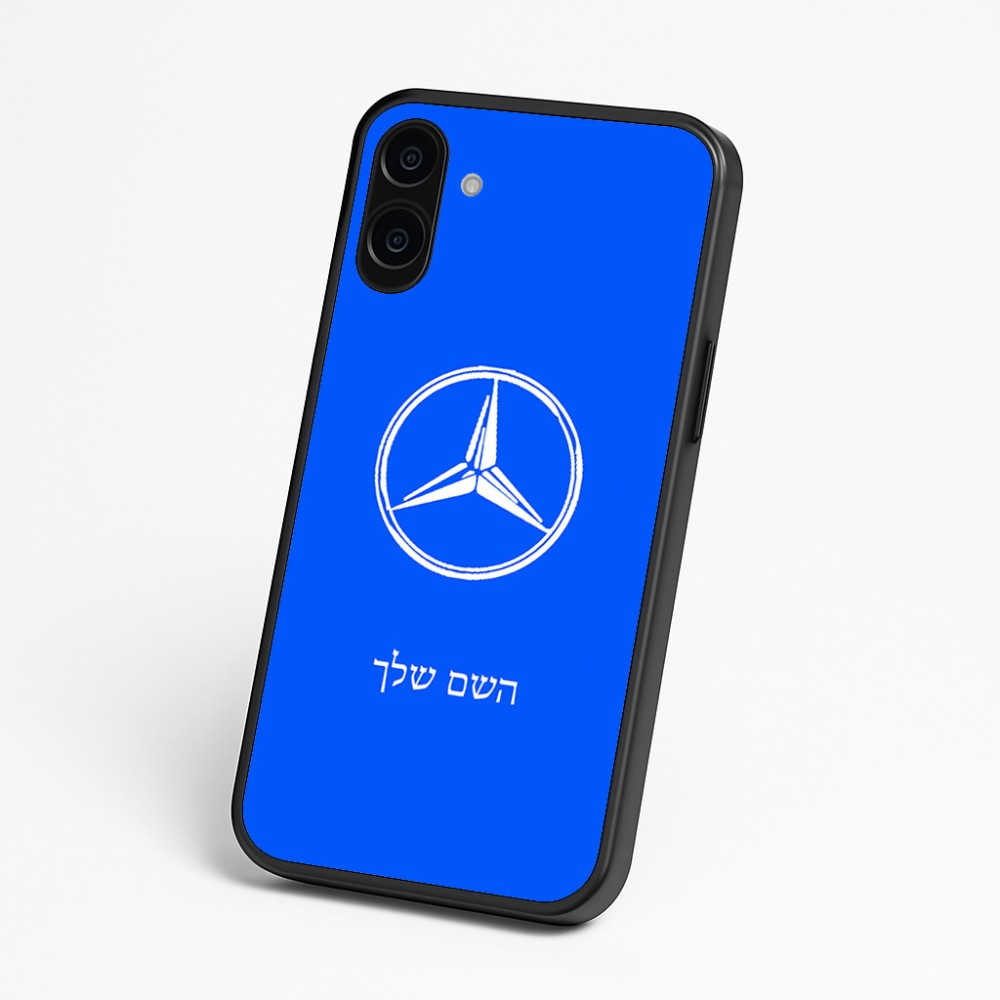 כיסוי בעיצוב אישי עם השם שלך לדגם - Nothing Phone (3a) בעיצוב מרצדס-בנץ