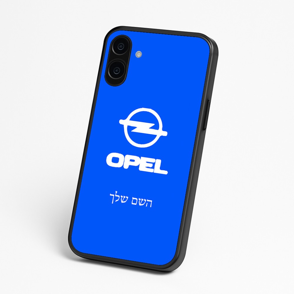 כיסוי בעיצוב אישי עם השם שלך לדגם - Nothing Phone (3a) בעיצוב אופל