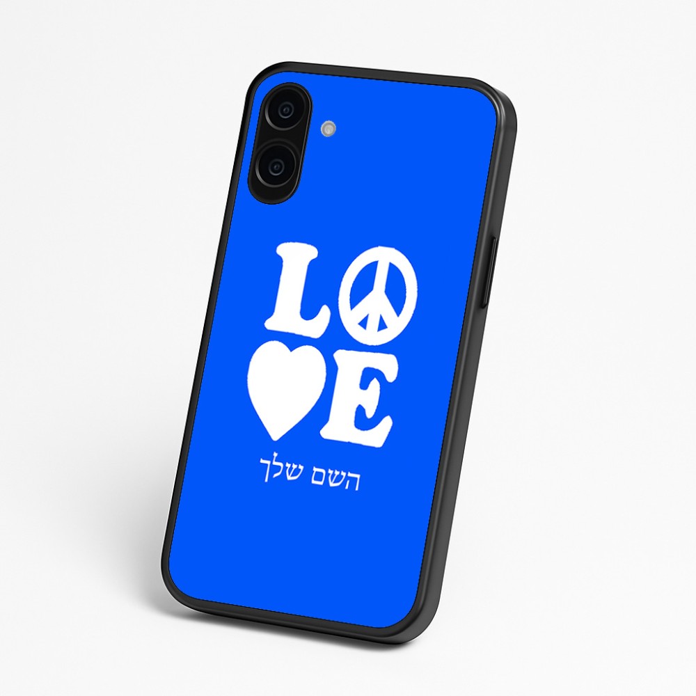 כיסוי בעיצוב אישי עם השם שלך לדגם - Nothing Phone (3a) בעיצוב אהבה
