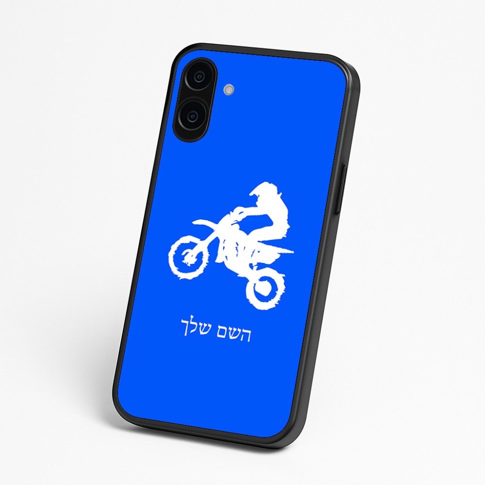 כיסוי בעיצוב אישי עם השם שלך לדגם - Nothing Phone (3a) בעיצוב מוטוקרוס