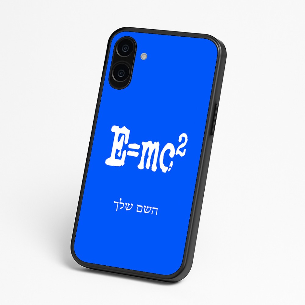 כיסוי בעיצוב אישי עם השם שלך לדגם - Nothing Phone (3a) בעיצוב נוסחת אלברט איינשטיין