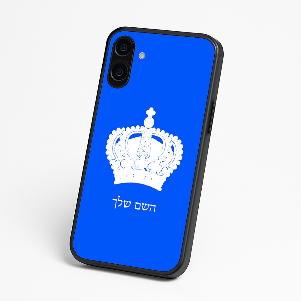 כיסוי בעיצוב אישי עם השם שלך לדגם - Nothing Phone (3a) בעיצוב כתר מלכותי