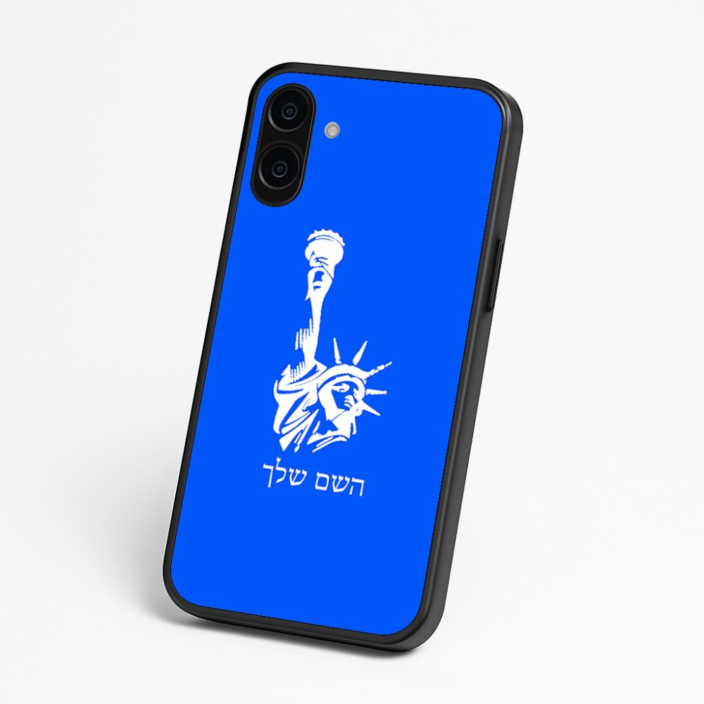 כיסוי בעיצוב אישי עם השם שלך לדגם - Nothing Phone (3a) בעיצוב פסל החירות
