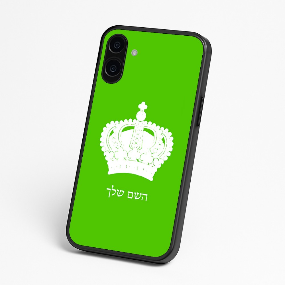כיסוי בעיצוב אישי עם השם שלך לדגם - Nothing Phone (3a) בעיצוב כתר מלכותי