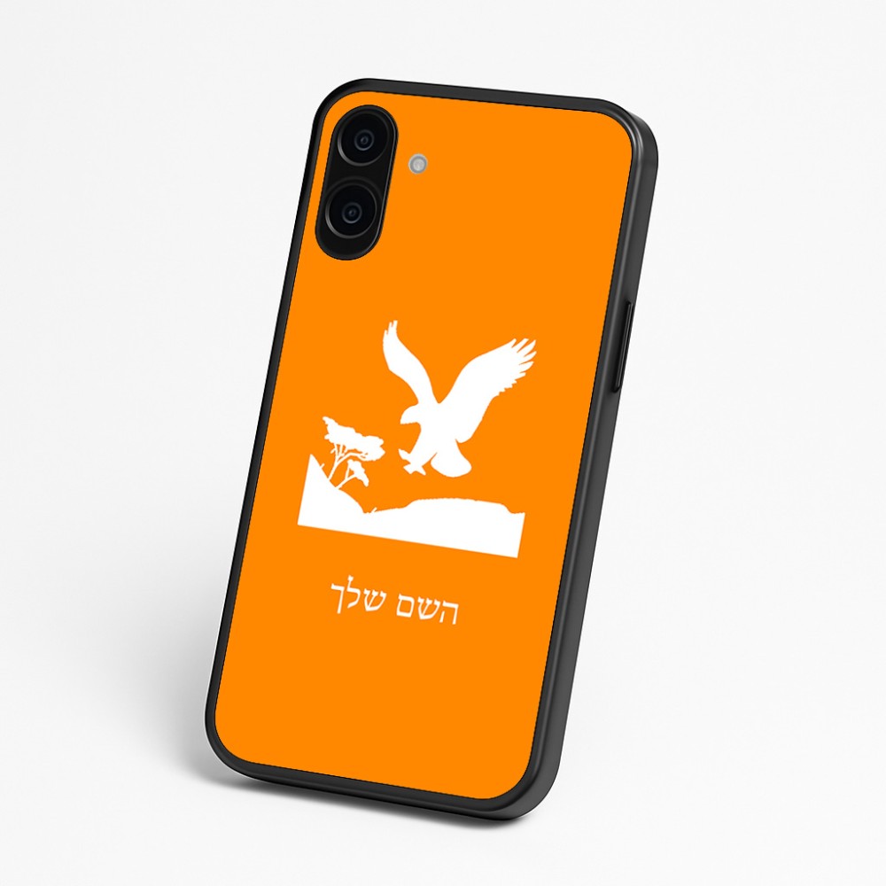 כיסוי בעיצוב אישי עם השם שלך לדגם - Nothing Phone (3a) בעיצוב נשר אמריקאי