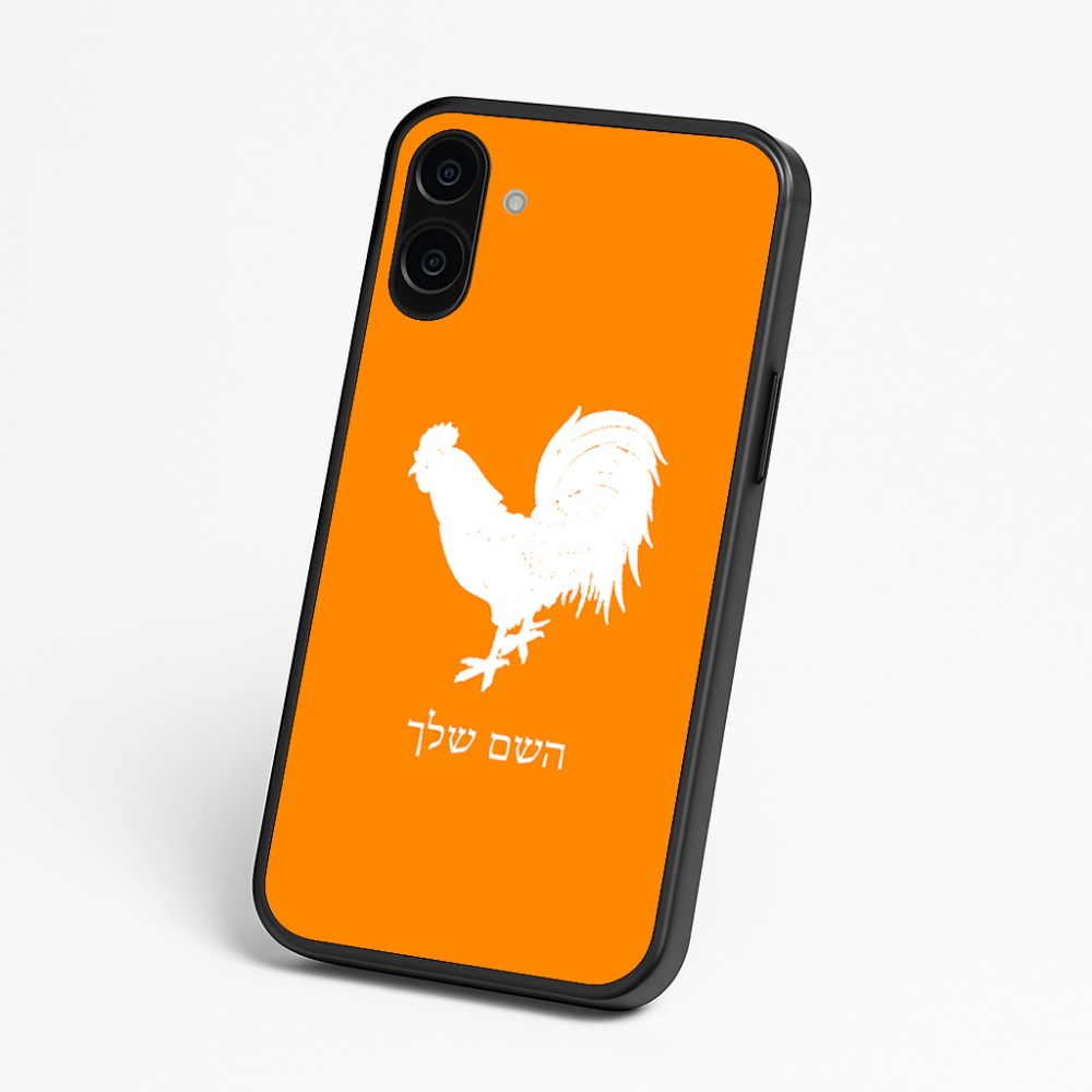 כיסוי בעיצוב אישי עם השם שלך לדגם - Nothing Phone (3a) בעיצוב תרנגול