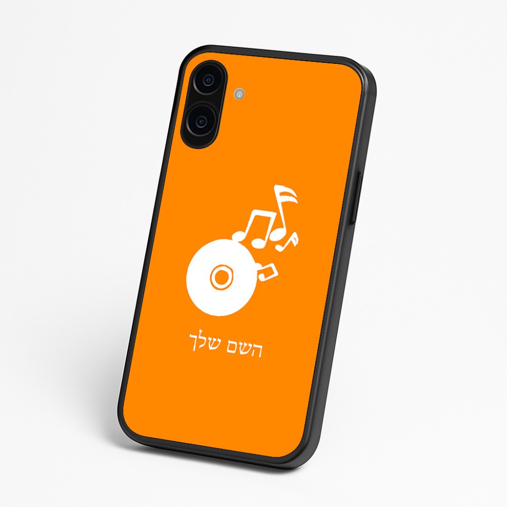 כיסוי בעיצוב אישי עם השם שלך לדגם - Nothing Phone (3a) בעיצוב תקליטור - אזור מוזיקה