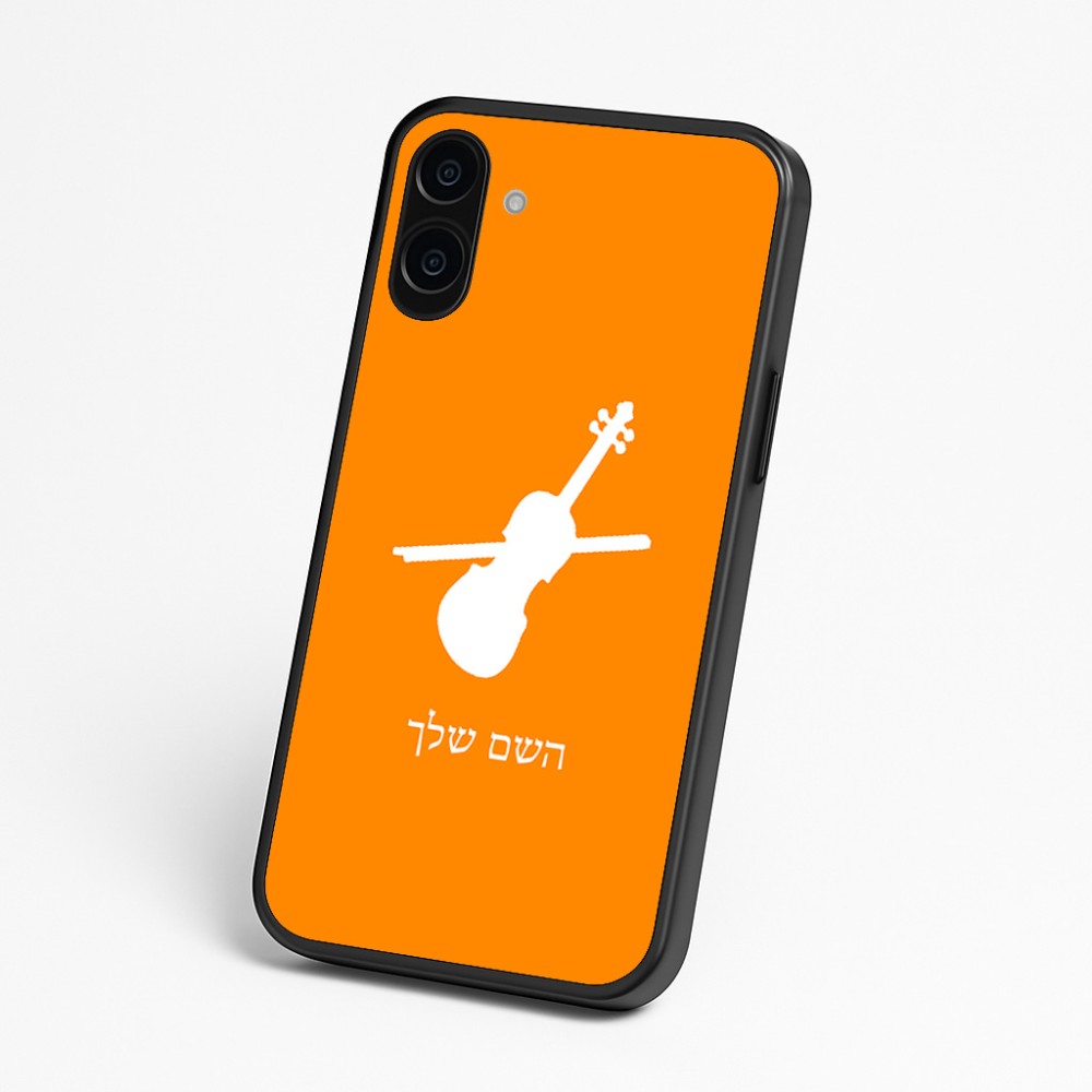 כיסוי בעיצוב אישי עם השם שלך לדגם - Nothing Phone (3a) בעיצוב כינור