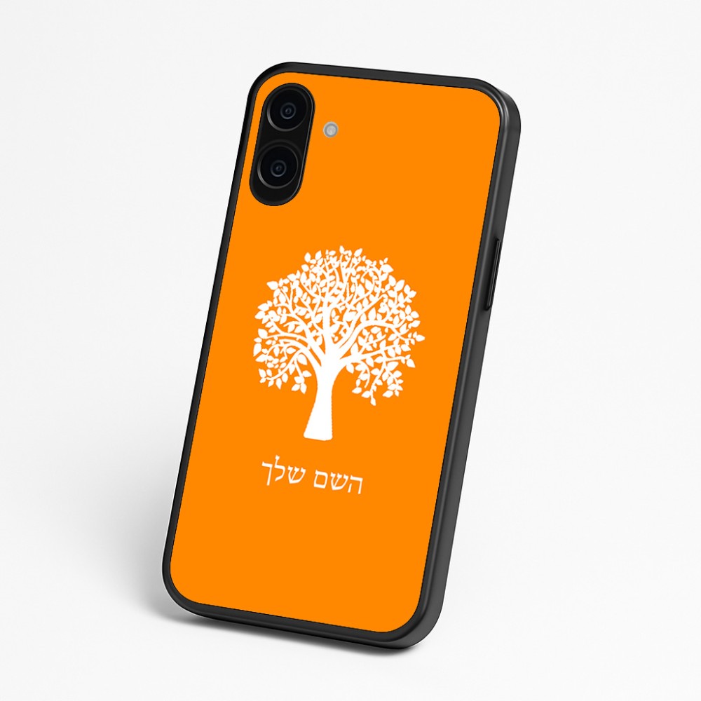 כיסוי בעיצוב אישי עם השם שלך לדגם - Nothing Phone (3a) בעיצוב עץ