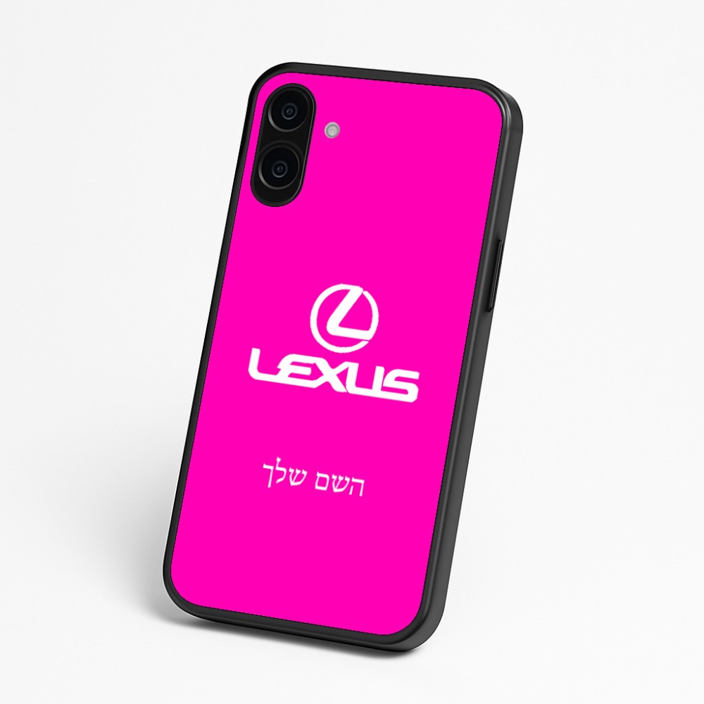 כיסוי בעיצוב אישי עם השם שלך לדגם - Nothing Phone (3a) בעיצוב לקסוס