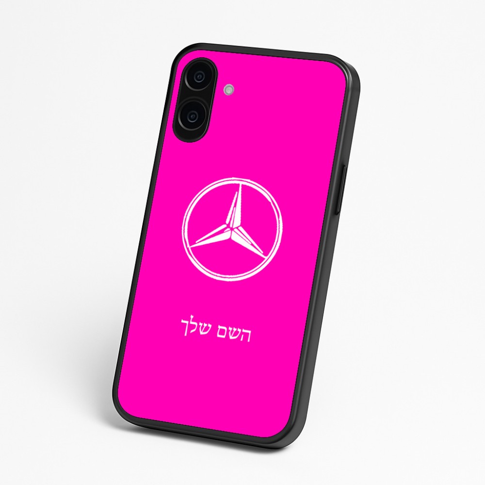 כיסוי בעיצוב אישי עם השם שלך לדגם - Nothing Phone (3a) בעיצוב מרצדס-בנץ