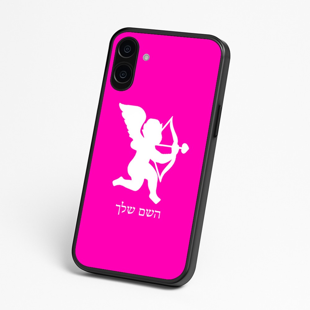 כיסוי בעיצוב אישי עם השם שלך לדגם - Nothing Phone (3a) בעיצוב קופידון
