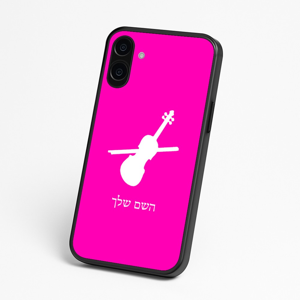 כיסוי בעיצוב אישי עם השם שלך לדגם - Nothing Phone (3a) בעיצוב כינור