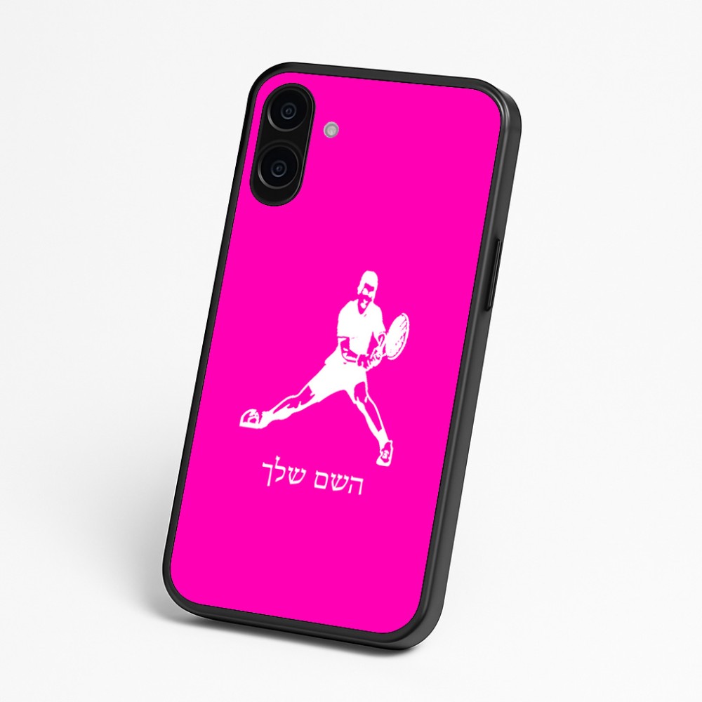 כיסוי בעיצוב אישי עם השם שלך לדגם - Nothing Phone (3a) בעיצוב שחקן טניס