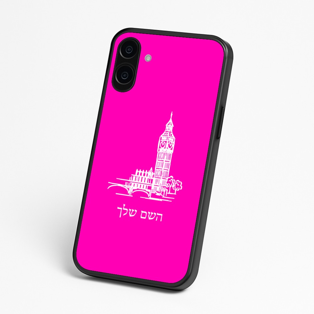 כיסוי בעיצוב אישי עם השם שלך לדגם - Nothing Phone (3a) בעיצוב ביג בן