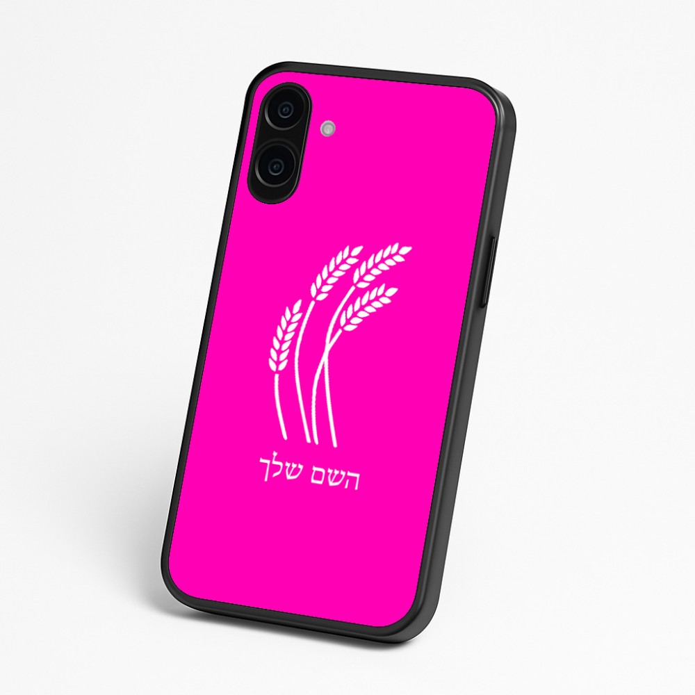 כיסוי בעיצוב אישי עם השם שלך לדגם - Nothing Phone (3a) בעיצוב חיטה גלית זהב
