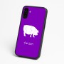 כיסוי בעיצוב אישי עם השם שלך לדגם - Nothing Phone (3a) בעיצוב חזיר