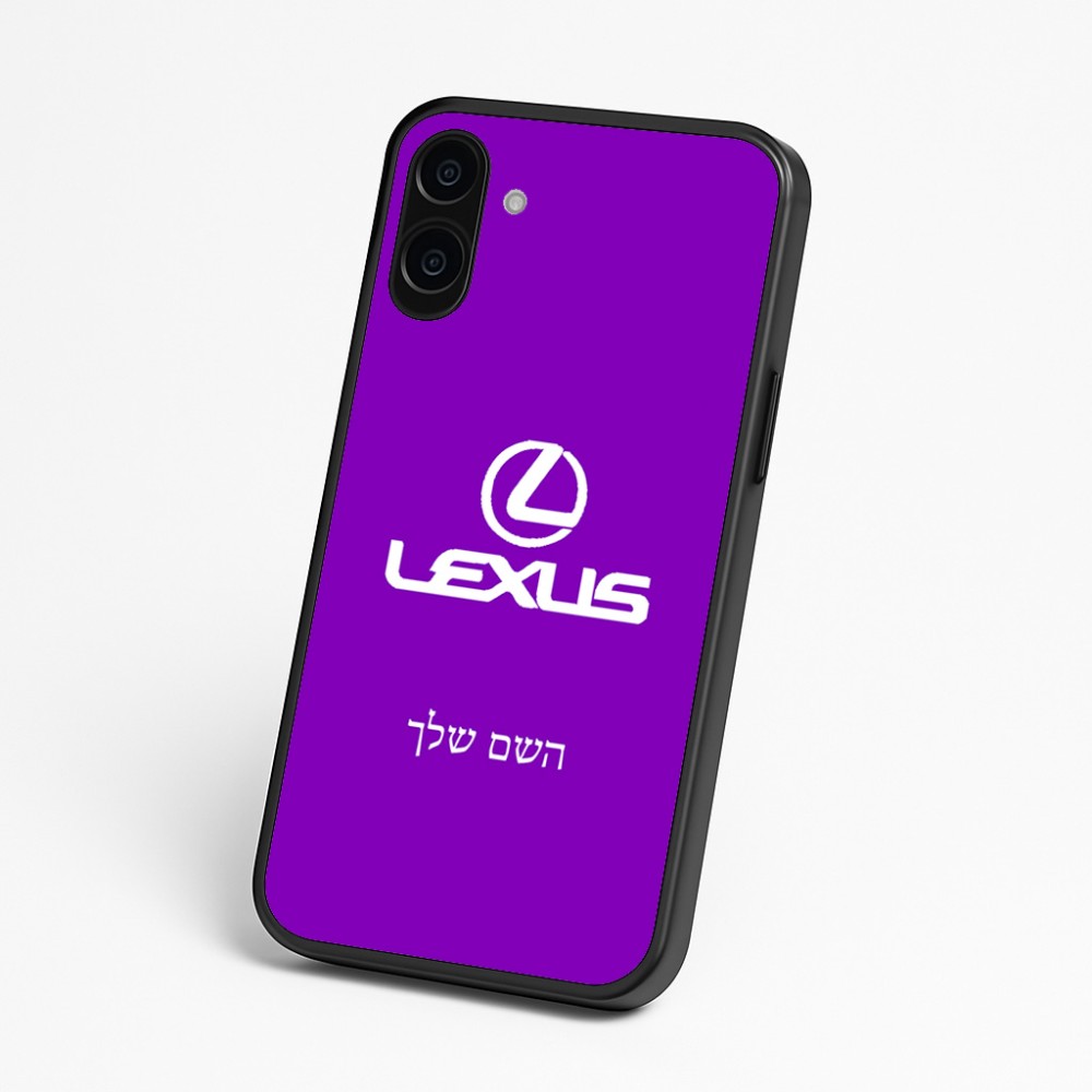 כיסוי בעיצוב אישי עם השם שלך לדגם - Nothing Phone (3a) בעיצוב לקסוס
