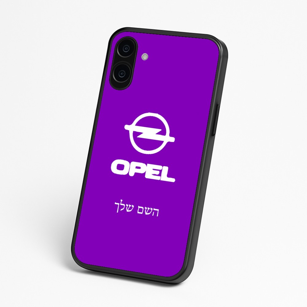 כיסוי בעיצוב אישי עם השם שלך לדגם - Nothing Phone (3a) בעיצוב אופל
