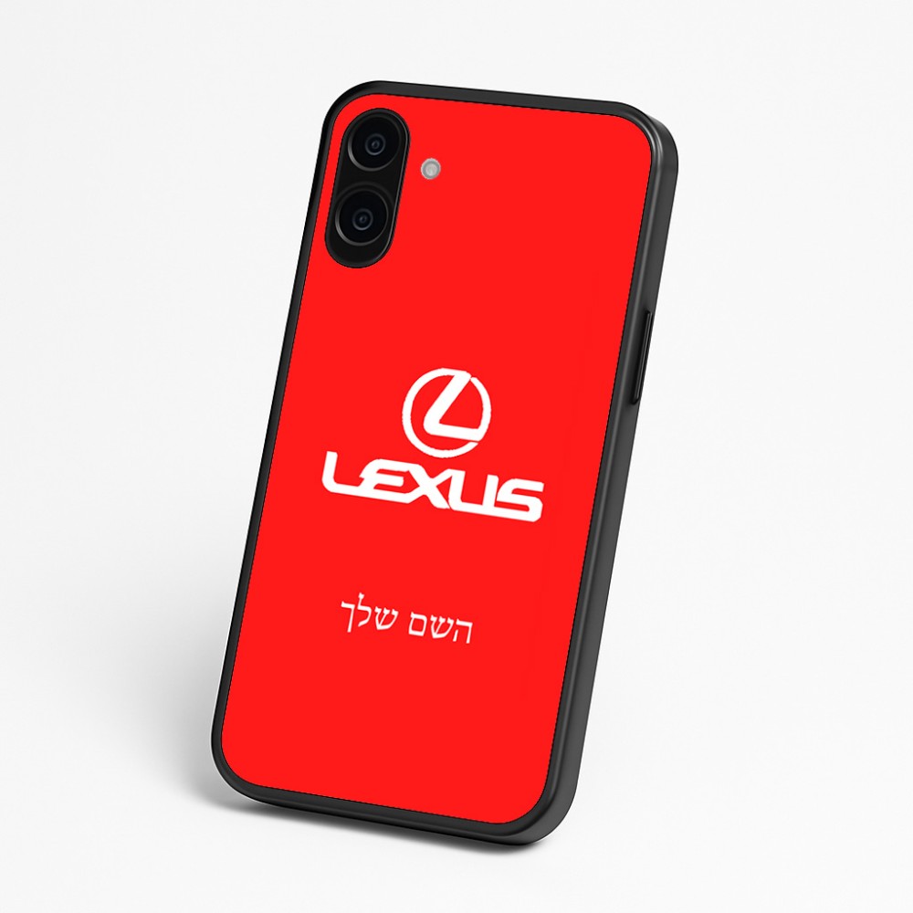 כיסוי בעיצוב אישי עם השם שלך לדגם - Nothing Phone (3a) בעיצוב לקסוס