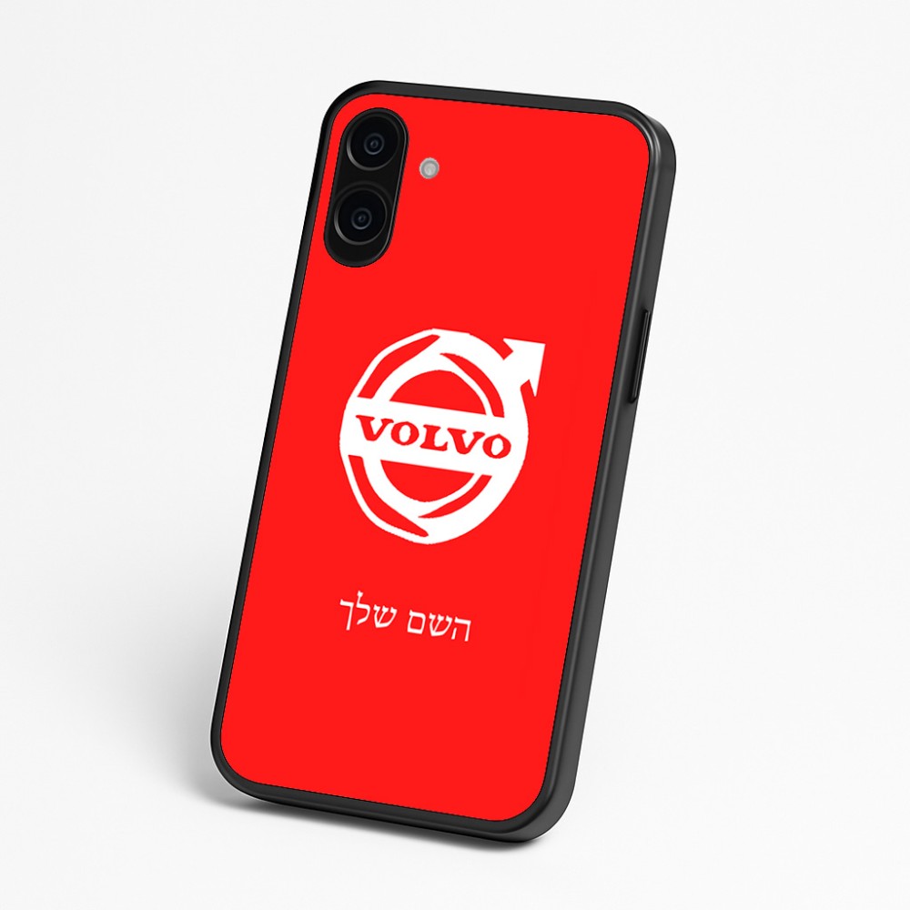 כיסוי בעיצוב אישי עם השם שלך לדגם - Nothing Phone (3a) בעיצוב וולוו